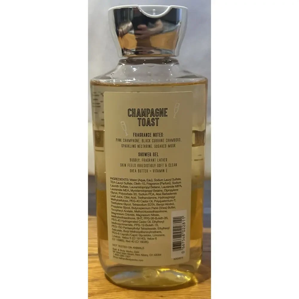 New Bath & Body Works Champagne Toast 10 fl oz Body Wash
